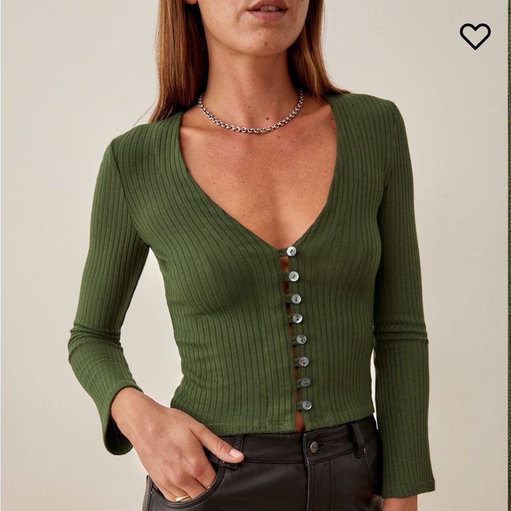 NWT Reformation Gellar Knot Top - Sz L